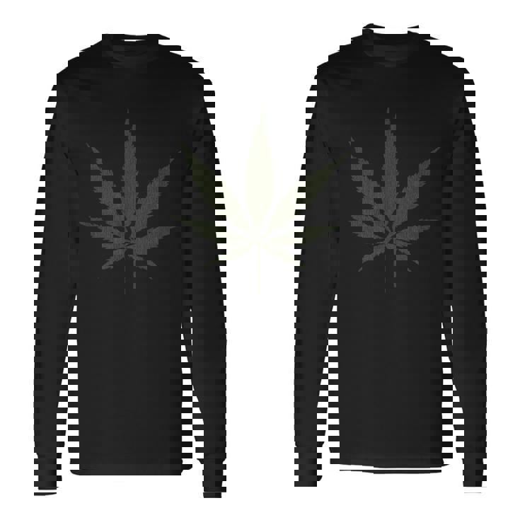 アンティーク調のウィードリーフtシャツ 長袖Tシャツ ギフトのアイデア