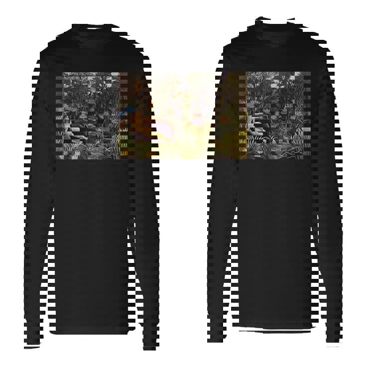 アンリ・ルソー作 夢 1910 長袖Tシャツ