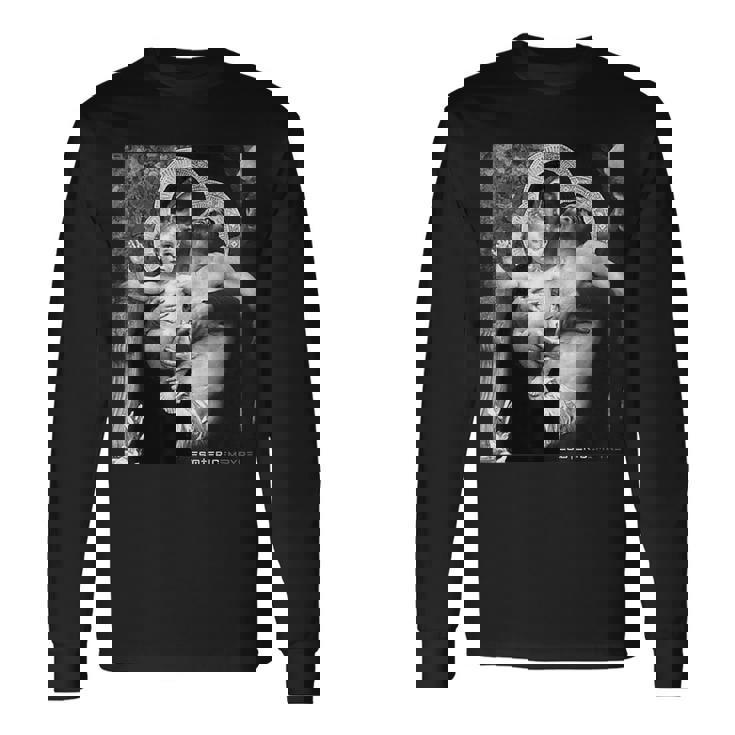 イエス・キリストと母マリア 長袖Tシャツ ギフトのアイデア