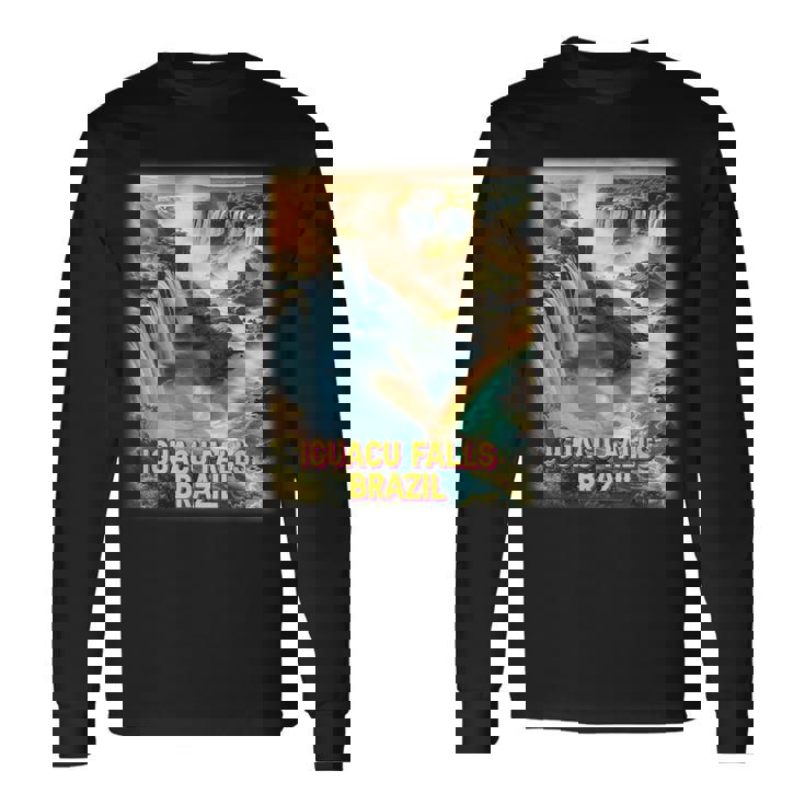 イグアスの滝 ブラジル シャツ イグアス国立公園 家族旅行 長袖Tシャツ