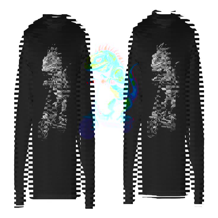 イグアナスクーター 長袖Tシャツ