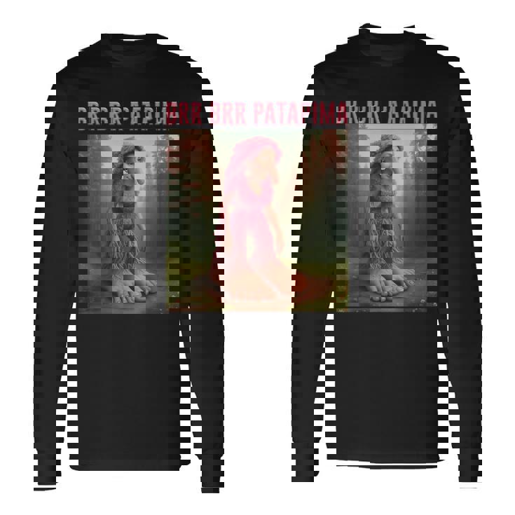 イタリア ブレイン ロット 2025 トレンド ミーム ブレスレット パタピマ 長袖Tシャツ