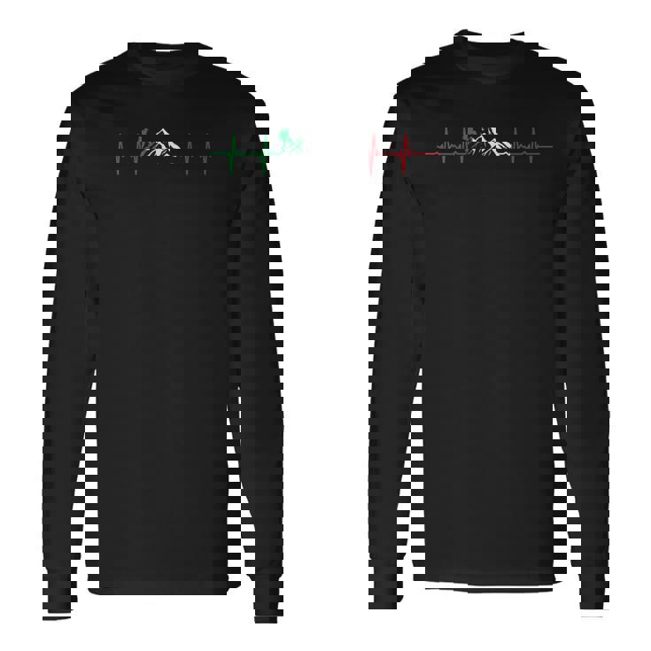 メンズ イタリア 心拍 登山 アルピニスト 長袖Tシャツ