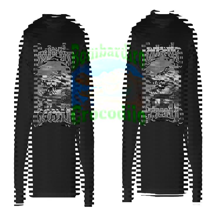 イタリアン ブレイン ロート ボンバルディーノ クロコディロ 長袖Tシャツ