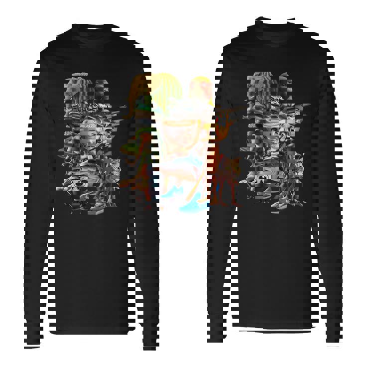 イタリアンブレインロット全キャラクター 長袖Tシャツ