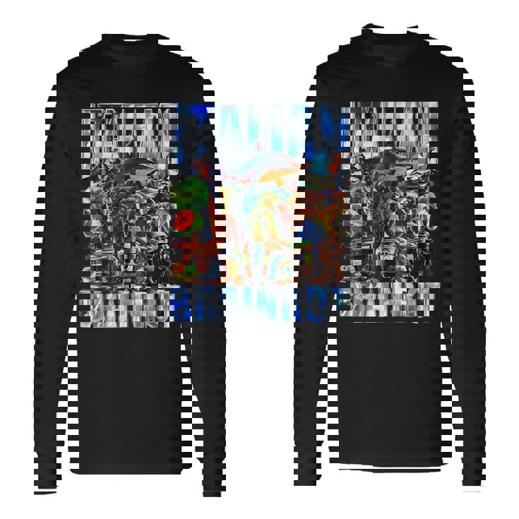 イタリア料理ブレインロット 長袖Tシャツ