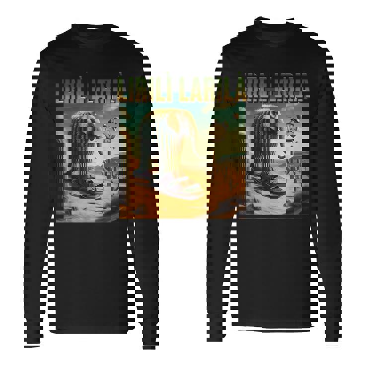 インターネット 陽気なミーム Aiキャラクター リリリ ラリラ ゾウ 長袖Tシャツ