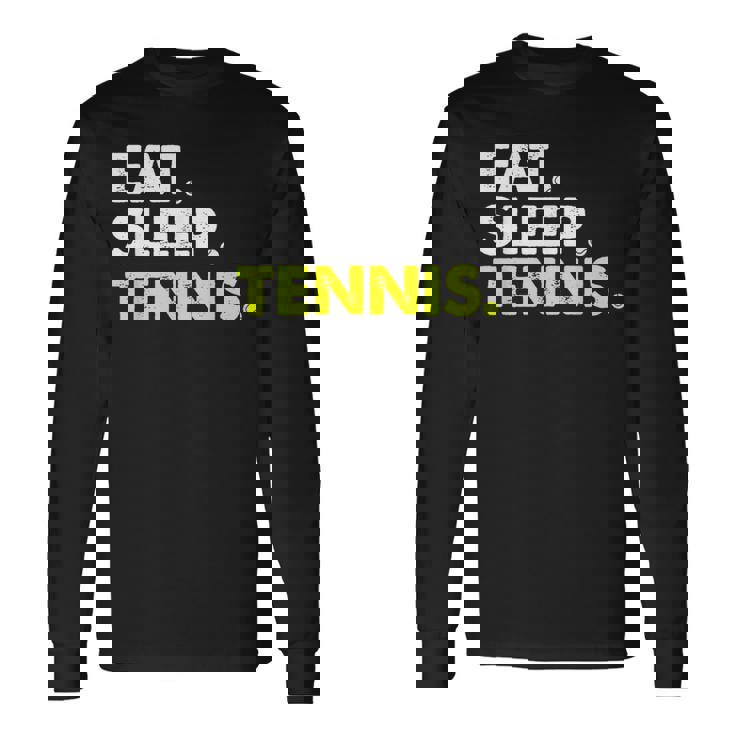イート・スリープ・テニス 長袖Tシャツ
