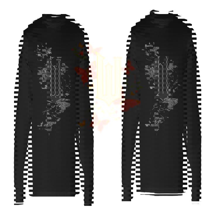 ウィキッドムービーロゴ W バタフライ 長袖Tシャツ