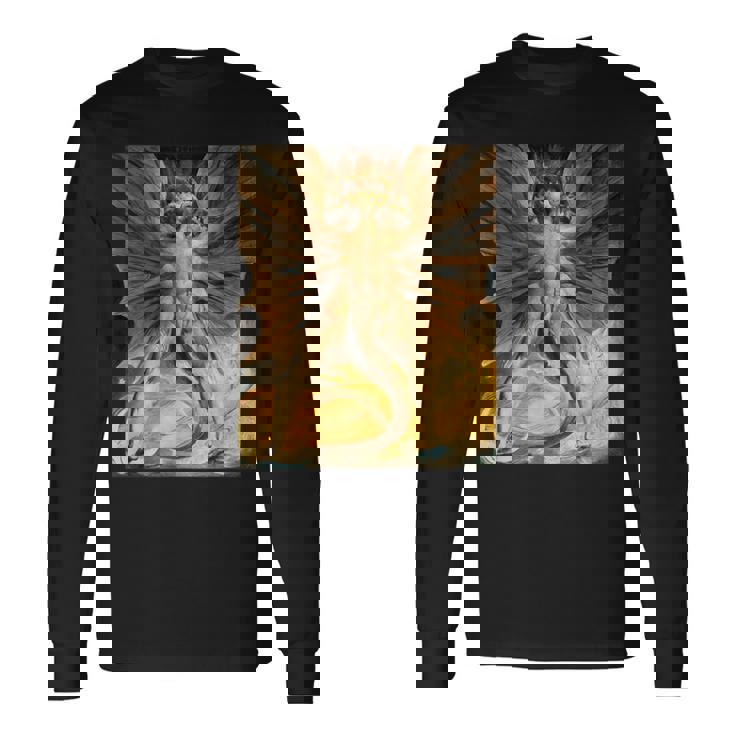 ウィリアム・ブレイク ドラゴンii アーティスト向け 長袖Tシャツ