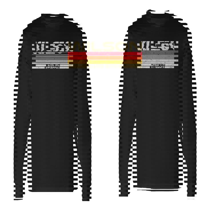 ウィルソン 姓 誕生日 家族 再会 80年代 90年代 夕日 長袖Tシャツ