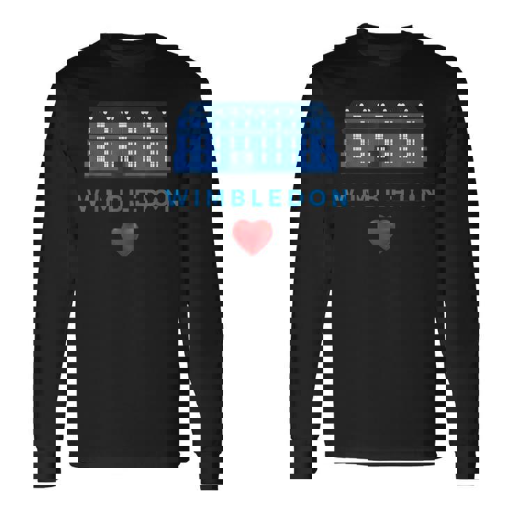 ウィンブルドンが大好き 長袖Tシャツ