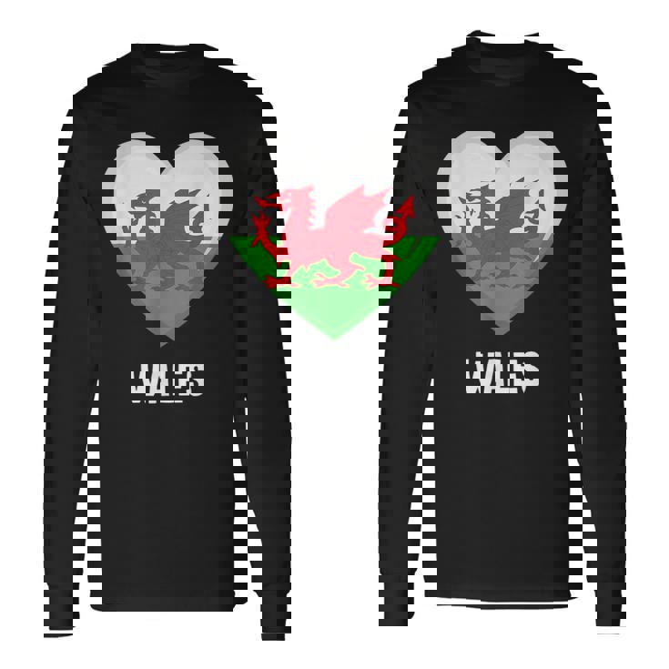 ウェールズ国旗ジャージ ウェールズ 長袖Tシャツ ギフトのアイデア