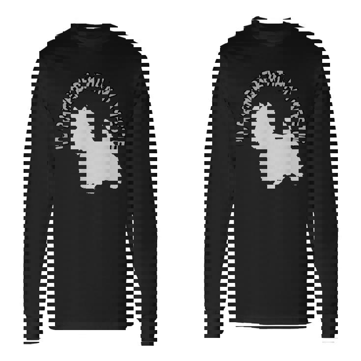 ウエスト・ハイランド・テリア-ウェスティと一緒にいたい 長袖Tシャツ