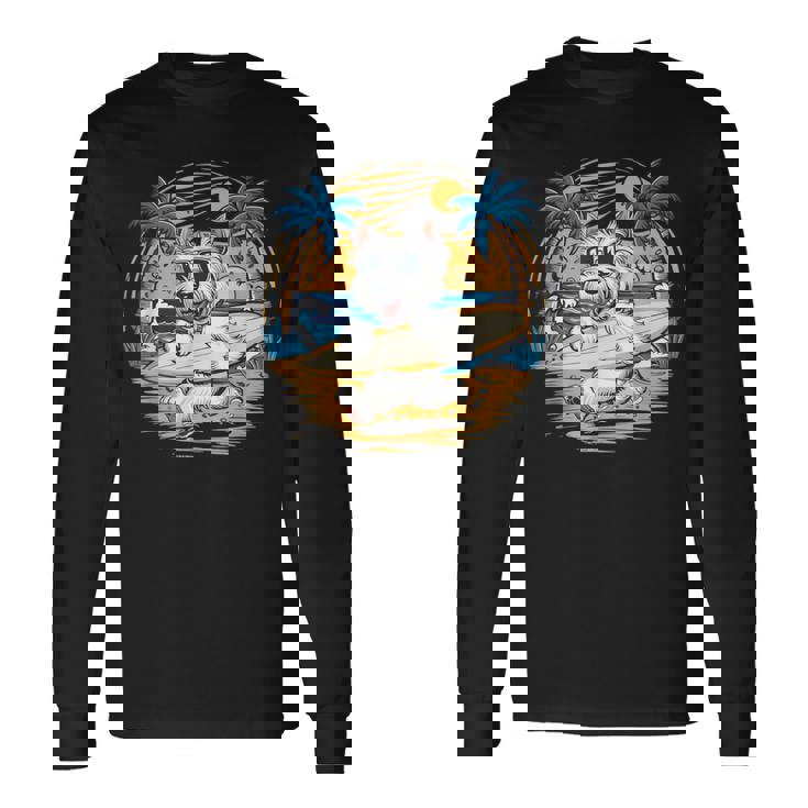 ウエスト・ハイランド・ホワイト・テリア・アム・ストランド 長袖Tシャツ