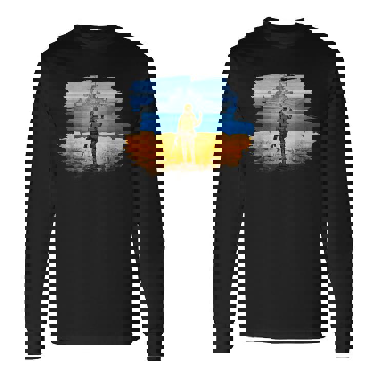 ウクライナ 切手 ウクライナ 切手 旗 ウクライナ プライド 長袖Tシャツ