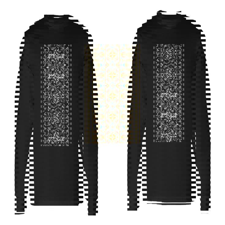 ウクライナ刺繍vyshyvanka エスニック 長袖Tシャツ