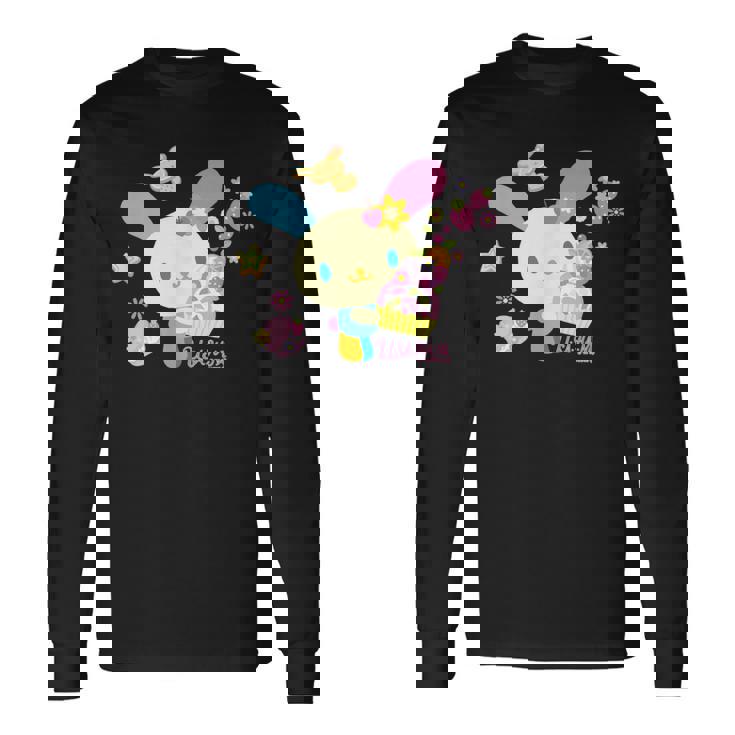 ウサハナ ケーキ 長袖Tシャツ