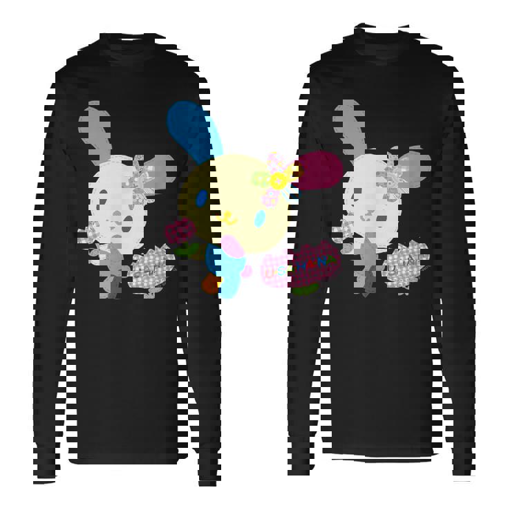 ウサハナ チューリップ 長袖Tシャツ