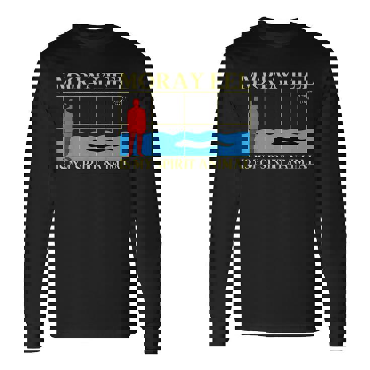 ウツボは私の精神動物 海洋生物学者 長袖Tシャツ