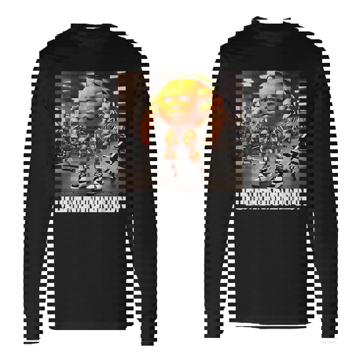 ウディンドゥン-イタリアンブレインロットミーム 長袖Tシャツ