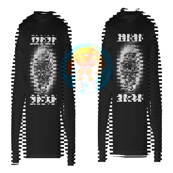 ウディン・ディン・ダン・ウディンドゥン イタリアンブレインロット・ミーム 長袖Tシャツ