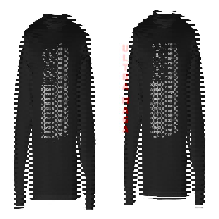 ウルトラマジックシャツ ビンテージ アメリカ国旗 ウルトラマガ 長袖Tシャツ