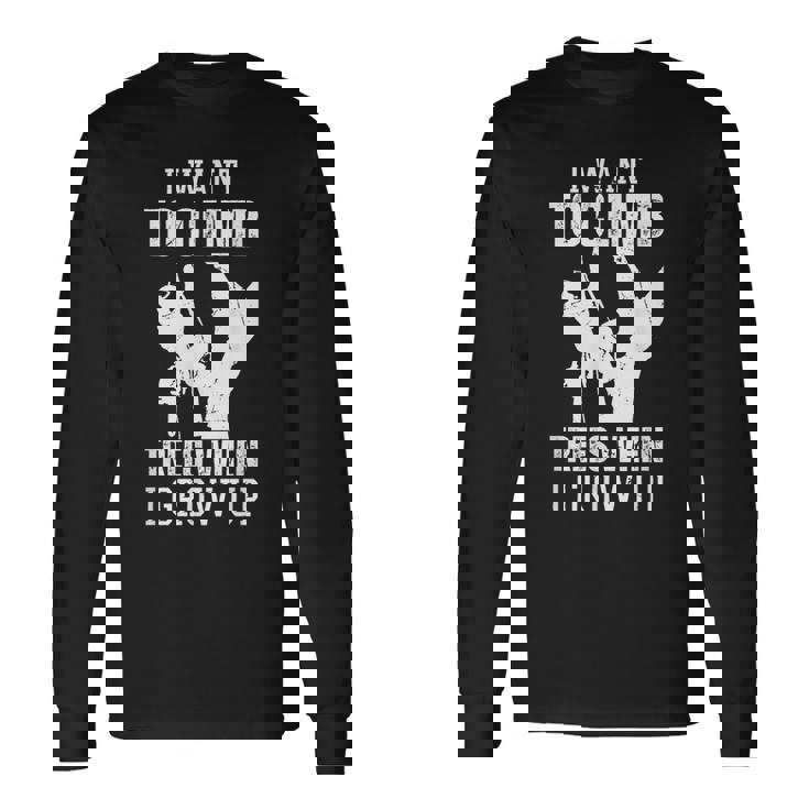 ウークワーカー チェーンソー ロガー アーボリスト 長袖Tシャツ