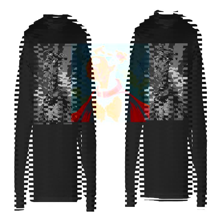 エアデール・テリア・ドッグ エアデール・テリア 長袖Tシャツ