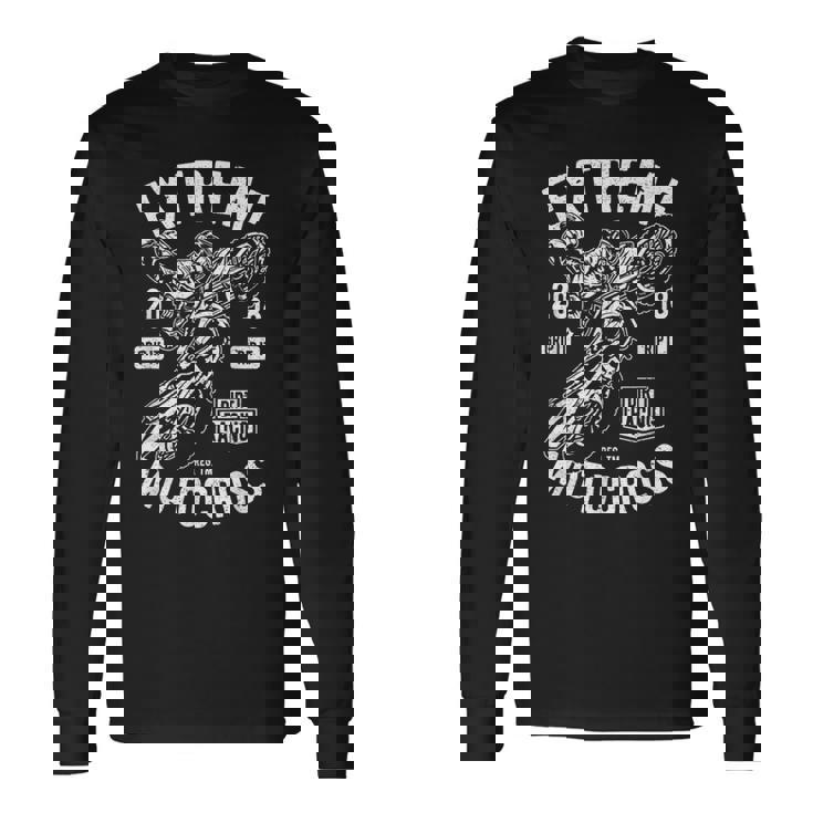 エクストリームモトクロスモータースポーツジャンプ 長袖Tシャツ