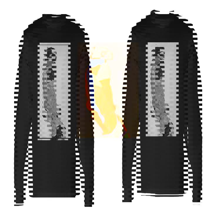 エゴン・シーレ作「ダンサー・モア」1911 長袖Tシャツ ギフトのアイデア