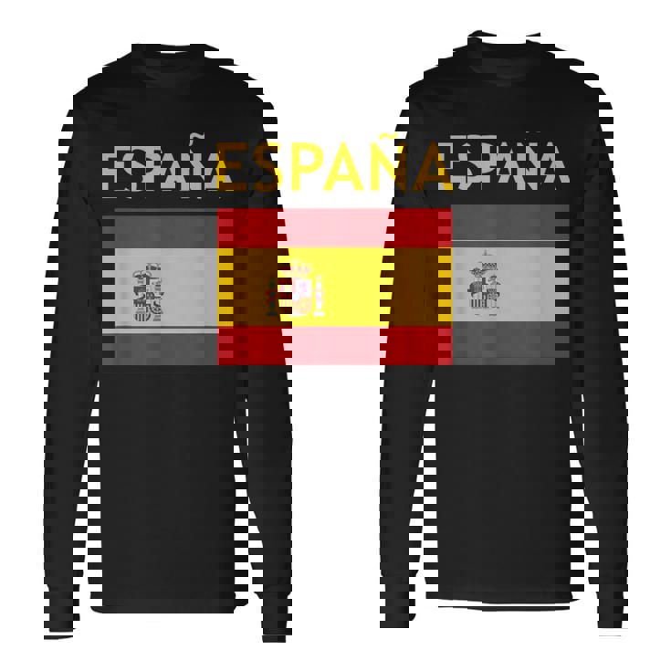 エスパーニャ ヴィンテージ スペイン国旗 スペインお土産 エスパーニャプライド 長袖Tシャツ