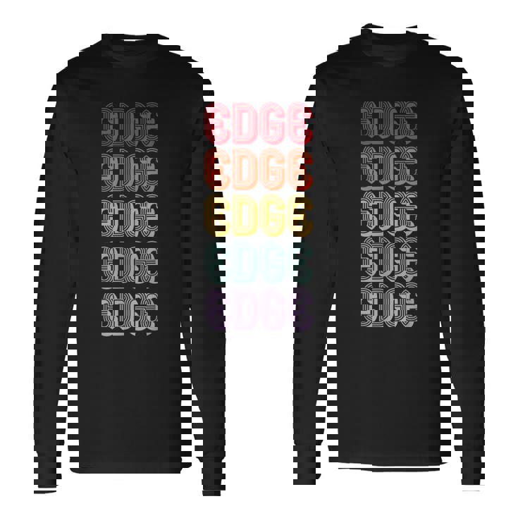 エッジ 長袖Tシャツ