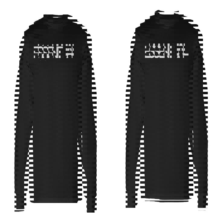 エッセンシャル 長袖Tシャツ