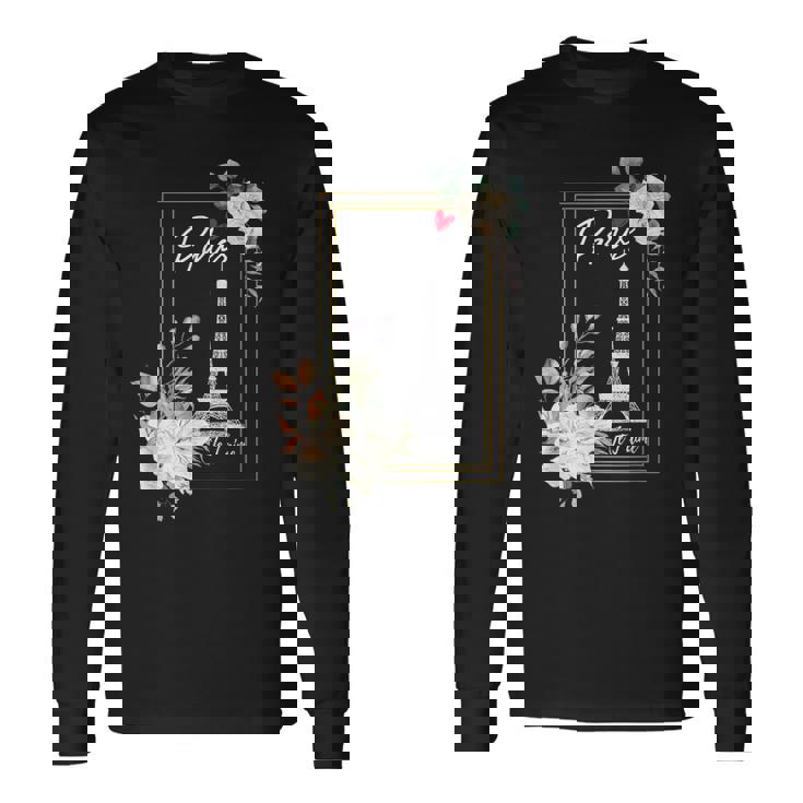 エッフェル塔 パリ ホリデー フランス お土産 メンズ レディース キッズ 長袖Tシャツ