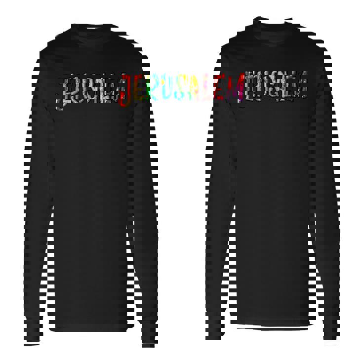 エルサレム イスラエル エルサレム 長袖Tシャツ