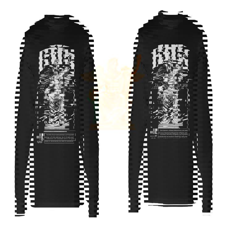 エルメス ギリシャ神像 ギリシャ神話 ストリートウェア 長袖Tシャツ