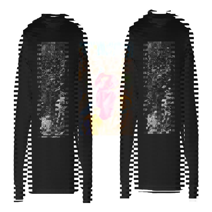 エル・グレコ作 キリストの脱衣 1579 長袖Tシャツ ギフトのアイデア