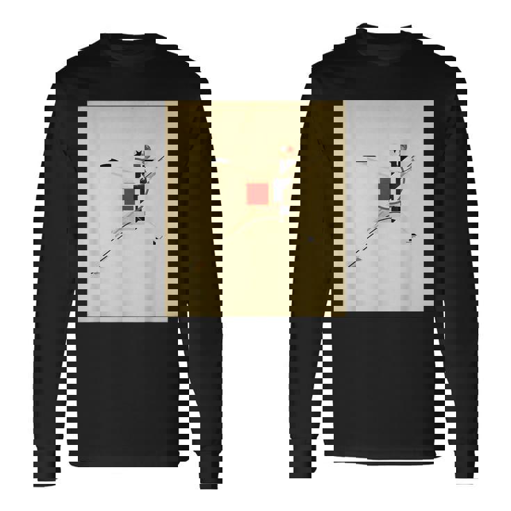 エル・リシツキー作 ニューマン 1923 長袖Tシャツ