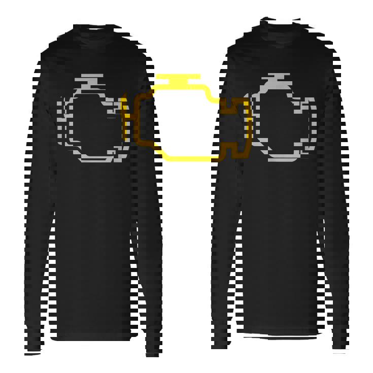 エンジンライトをチェック 長袖Tシャツ ギフトのアイデア