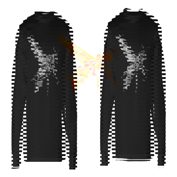 オオスズメバチ ニホンサクラスズメバチ 長袖Tシャツ ギフトのアイデア