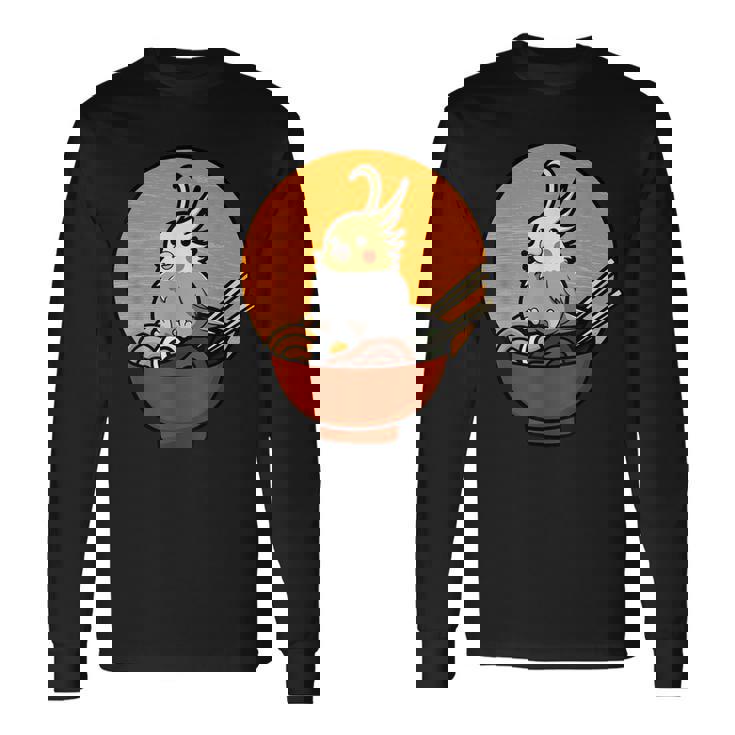 オカメインコ オカメインコ ルティーノ クアリオン Weiro 鳥 オウム タイル 長袖Tシャツ