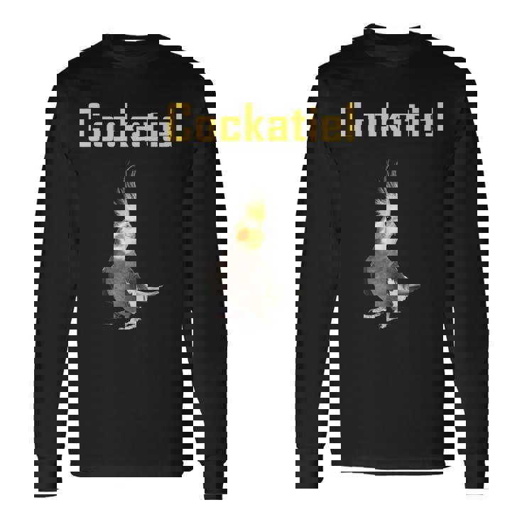 オカメインコ、オカメインコの飼い主のための面白いアイデア。 長袖Tシャツ