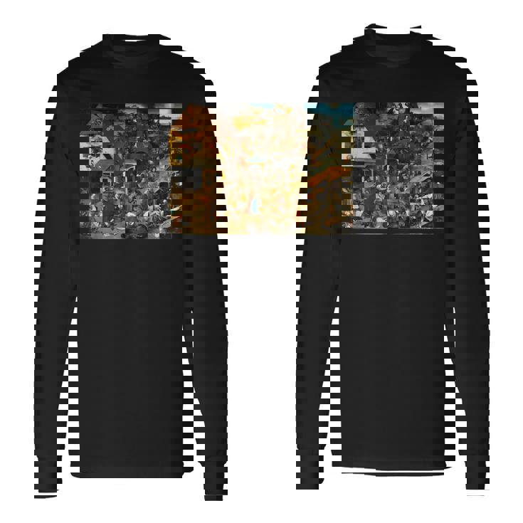 オランダのことわざ ピーテル・ブリューゲル 長老 1559 長袖Tシャツ