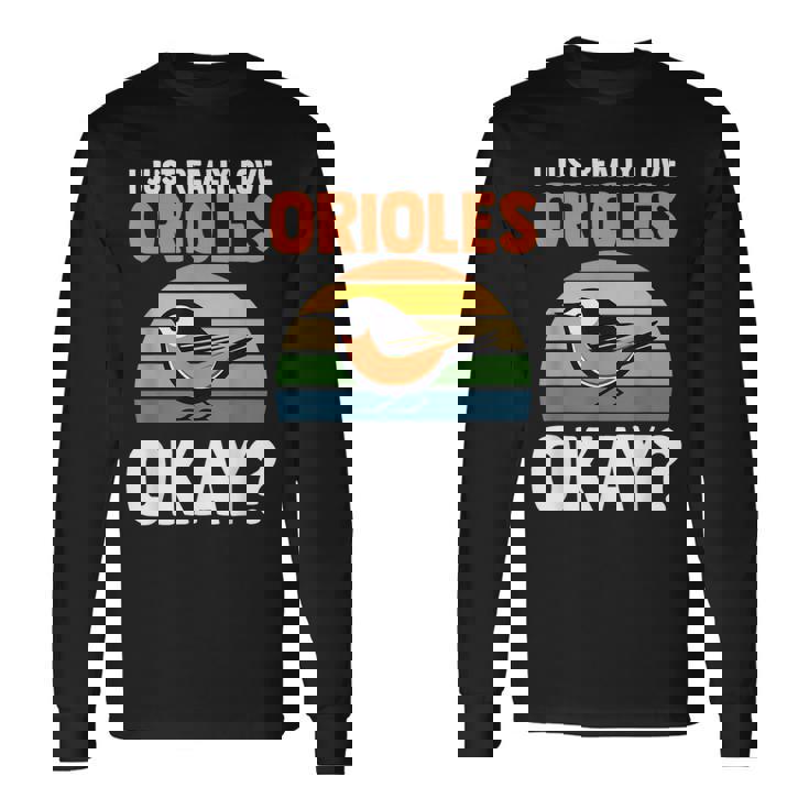 オリオールズが本当に好きだいいか？オリオール 長袖Tシャツ