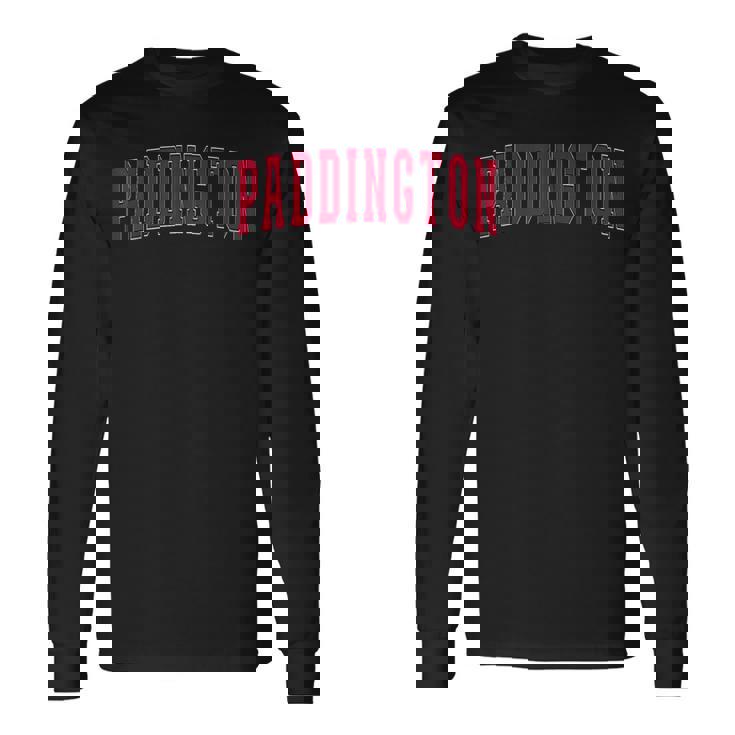 オーストラリア好きの誇り高いオーストラリアのお土産パディントン 長袖Tシャツ