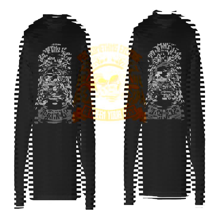 オートバイ トライク Motortrike 3輪 バイカーウィング ギフト 長袖Tシャツ