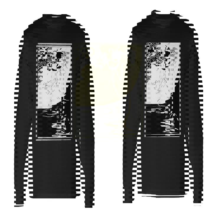 オーブリー・ビアズリーによるクライマックス 長袖Tシャツ