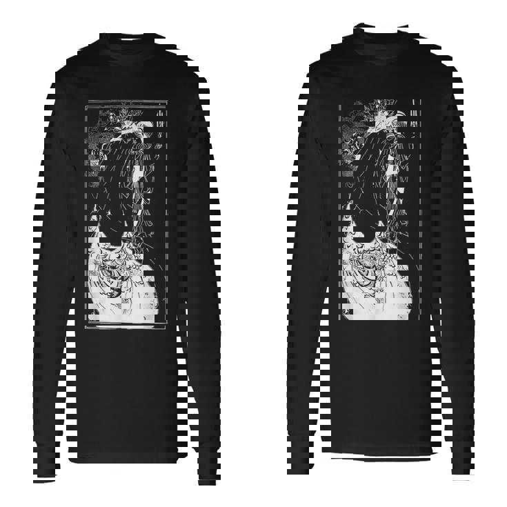 オーブリー・ビアズリーのピーコックスカート1893 長袖Tシャツ