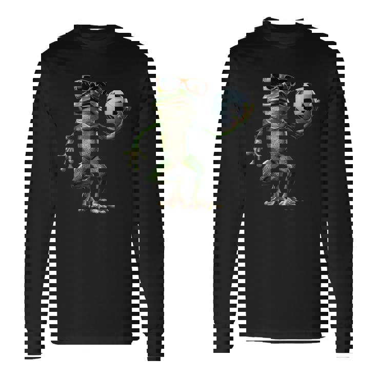カエルサッカー 長袖Tシャツ